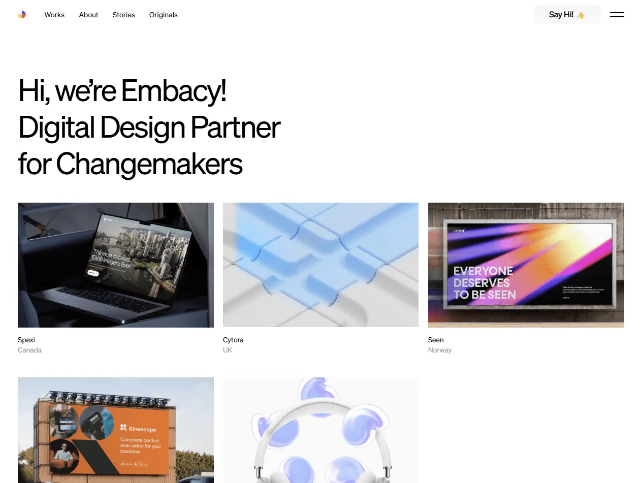Embacy: Bold remote team ranked among the Best Crypto UX Agencies for token websites