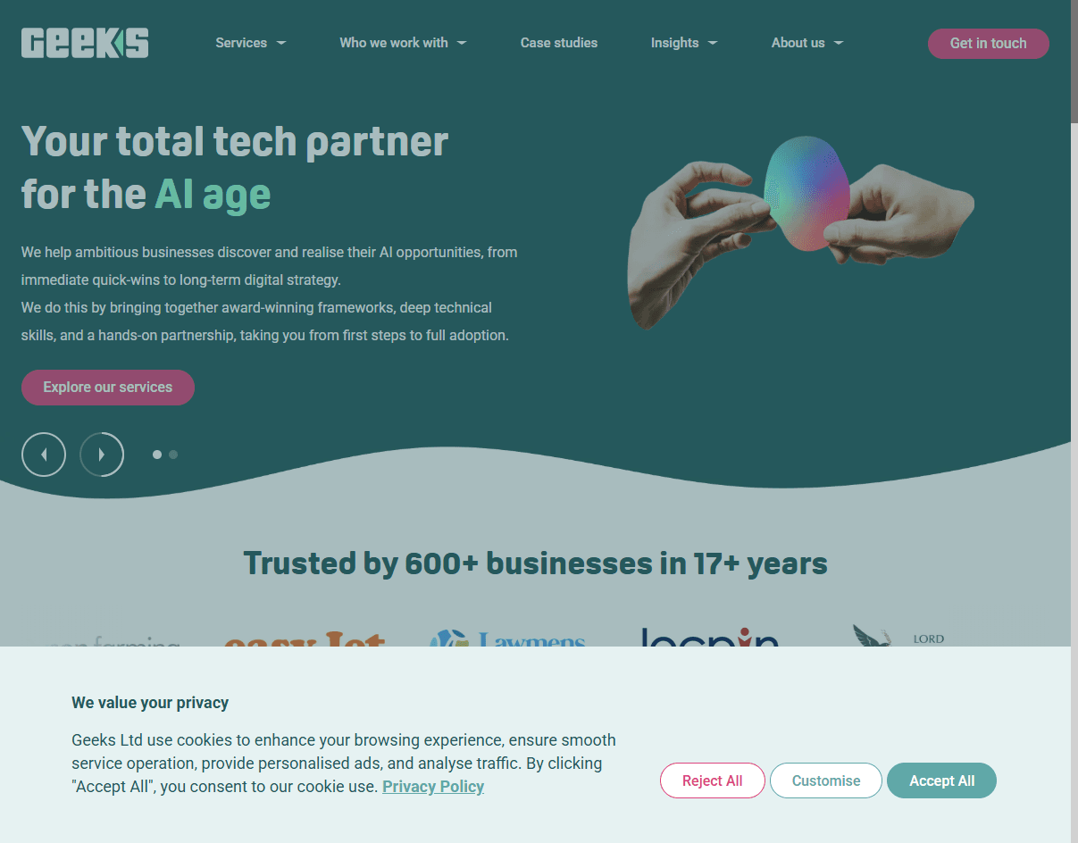 Geeks: Best Mobility UX Agency for scalable design systems in transport and logistics tech